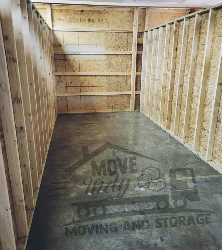 One of the many climate-controlled storage units offered by Move Indy.